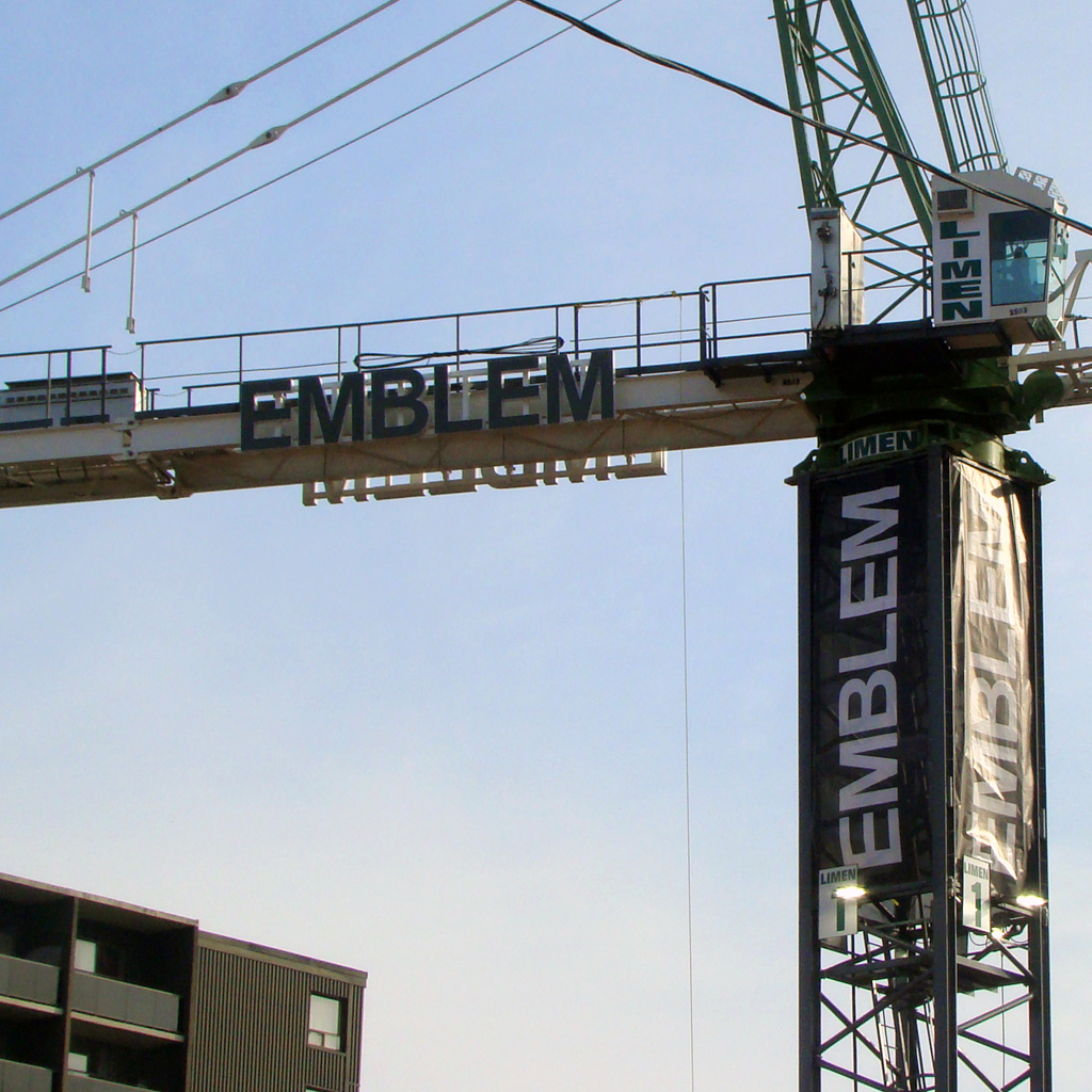 Crane Signs Toronto Greenloc Environmental Hoarding Inc.